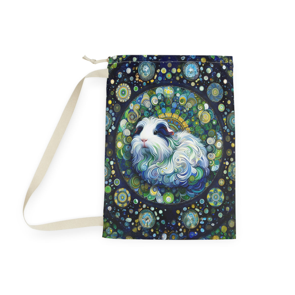 Cool Cavy Mandala Guinea Pig Laundry Bag