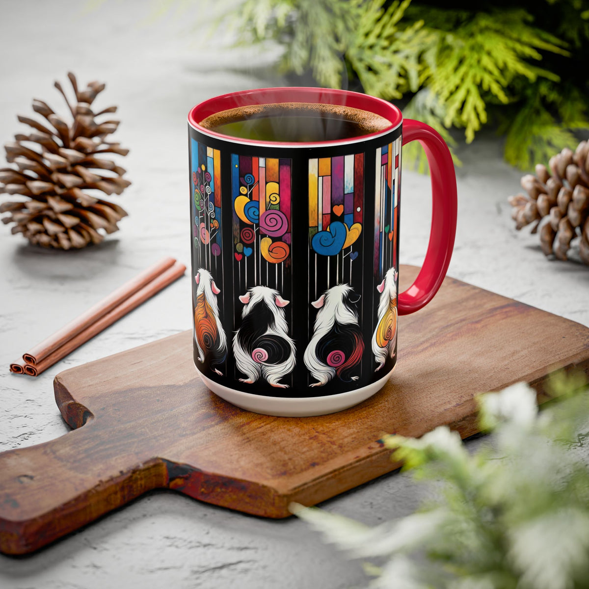 Piggy Butt Lineup - Guinea Pig Mug