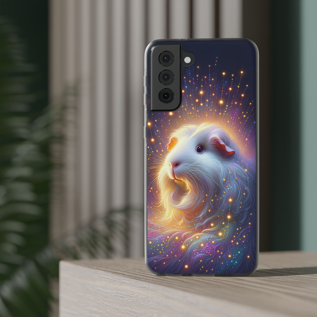Starlight Wheek Guinea Pig Flexi Phone Case