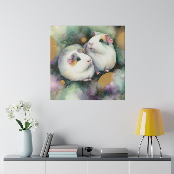 Precious Pig-appeal on Stretched Canvas
