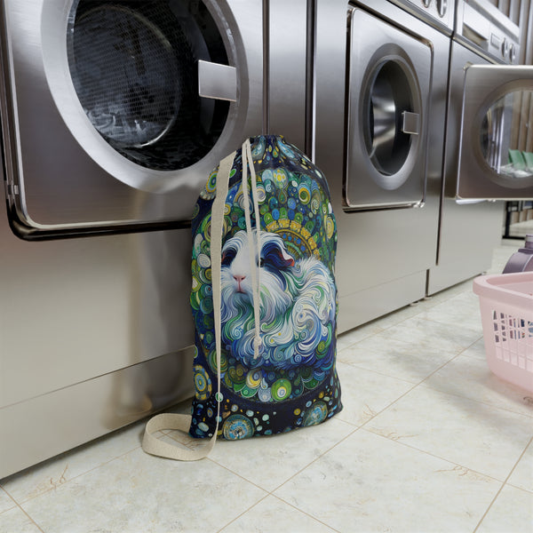 Cool Cavy Mandala Guinea Pig Laundry Bag