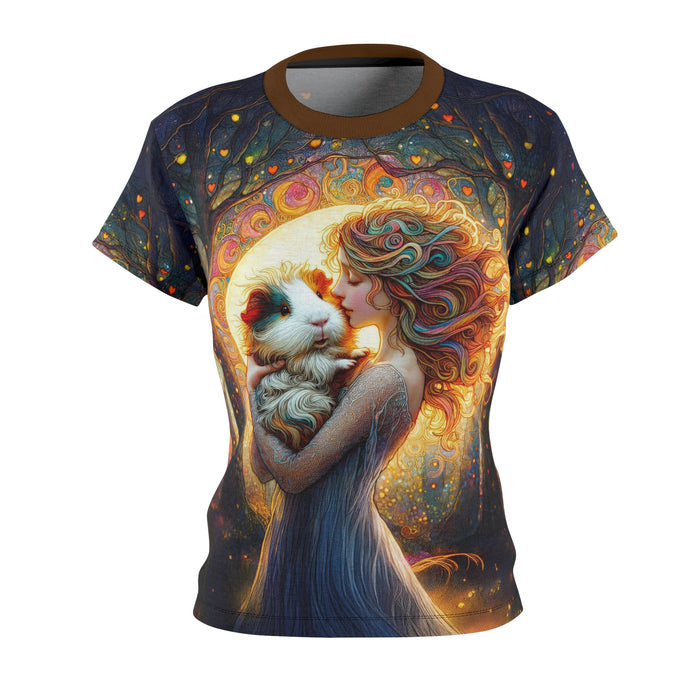 Woodland Grace Guinea Pig All-Over Print Tee