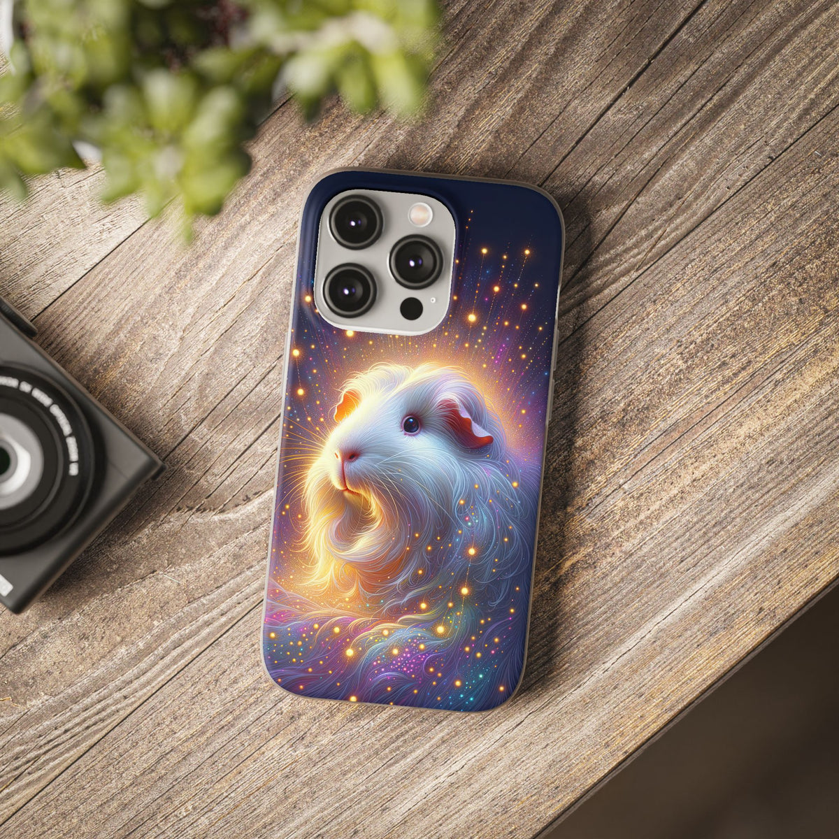 Starlight Wheek Guinea Pig Flexi Phone Case