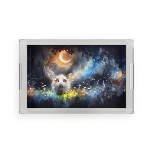 Moonlit Cavy Spirit Guinea Pig Serving Tray