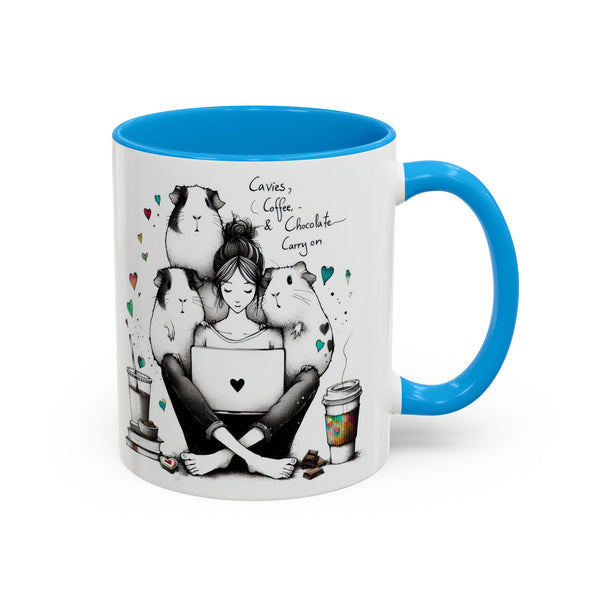 Guinea Pig Mug - Cavies, Coffee & Chocolate Carry On