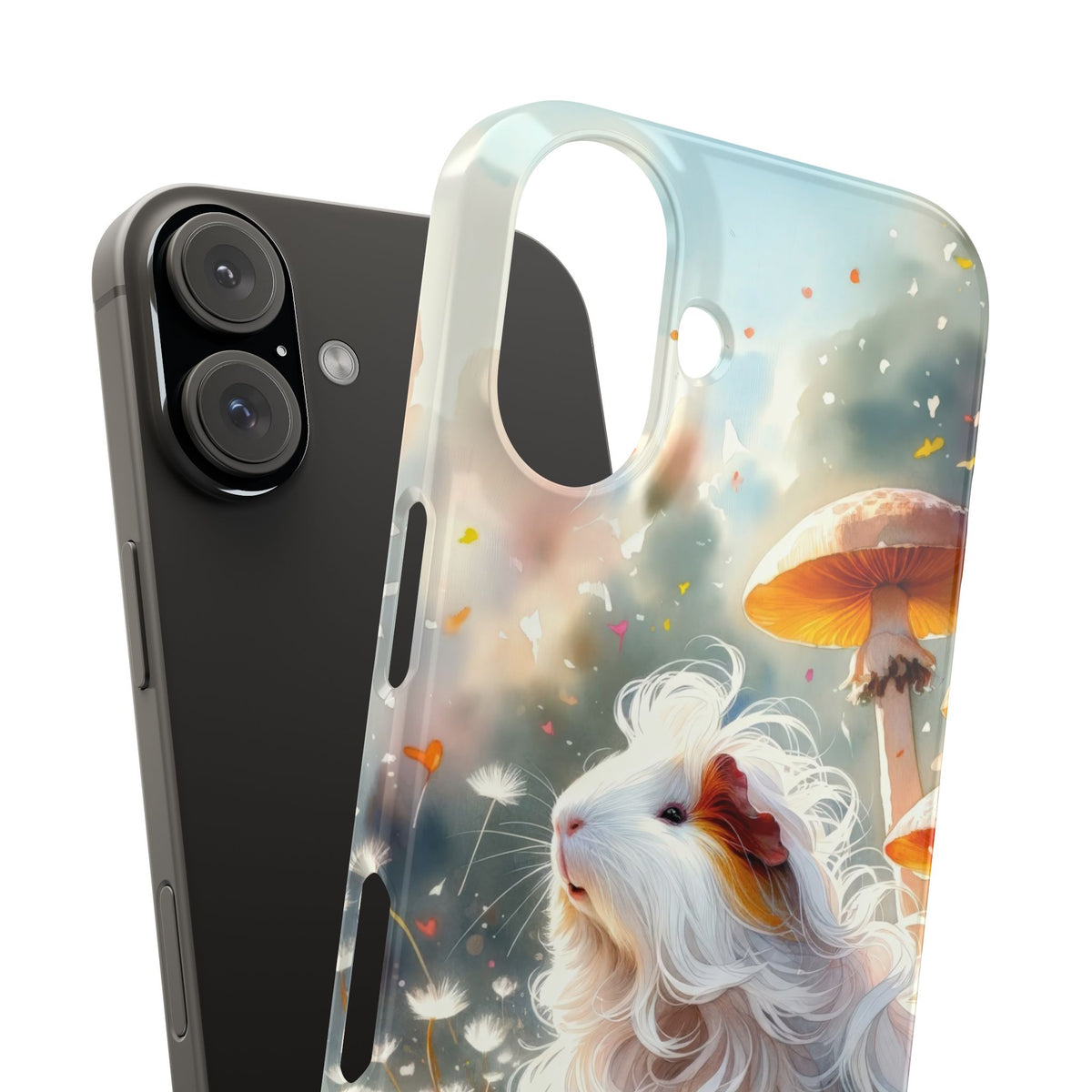 Dandelion Daze Guinea Pig Slim iPhone Case