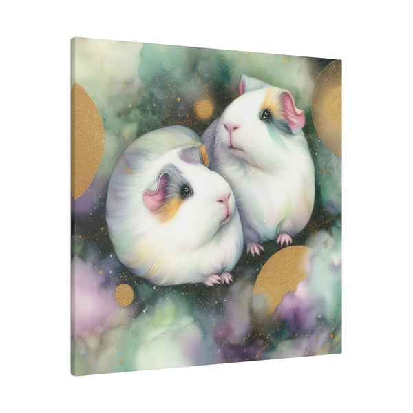Precious Pig-appeal on Stretched Canvas