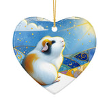 Winter Soltice Guinea Pig Ornament