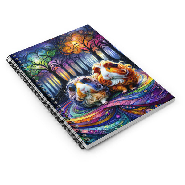 Aurora Rhythm Guinea Pig Spiral Notebook