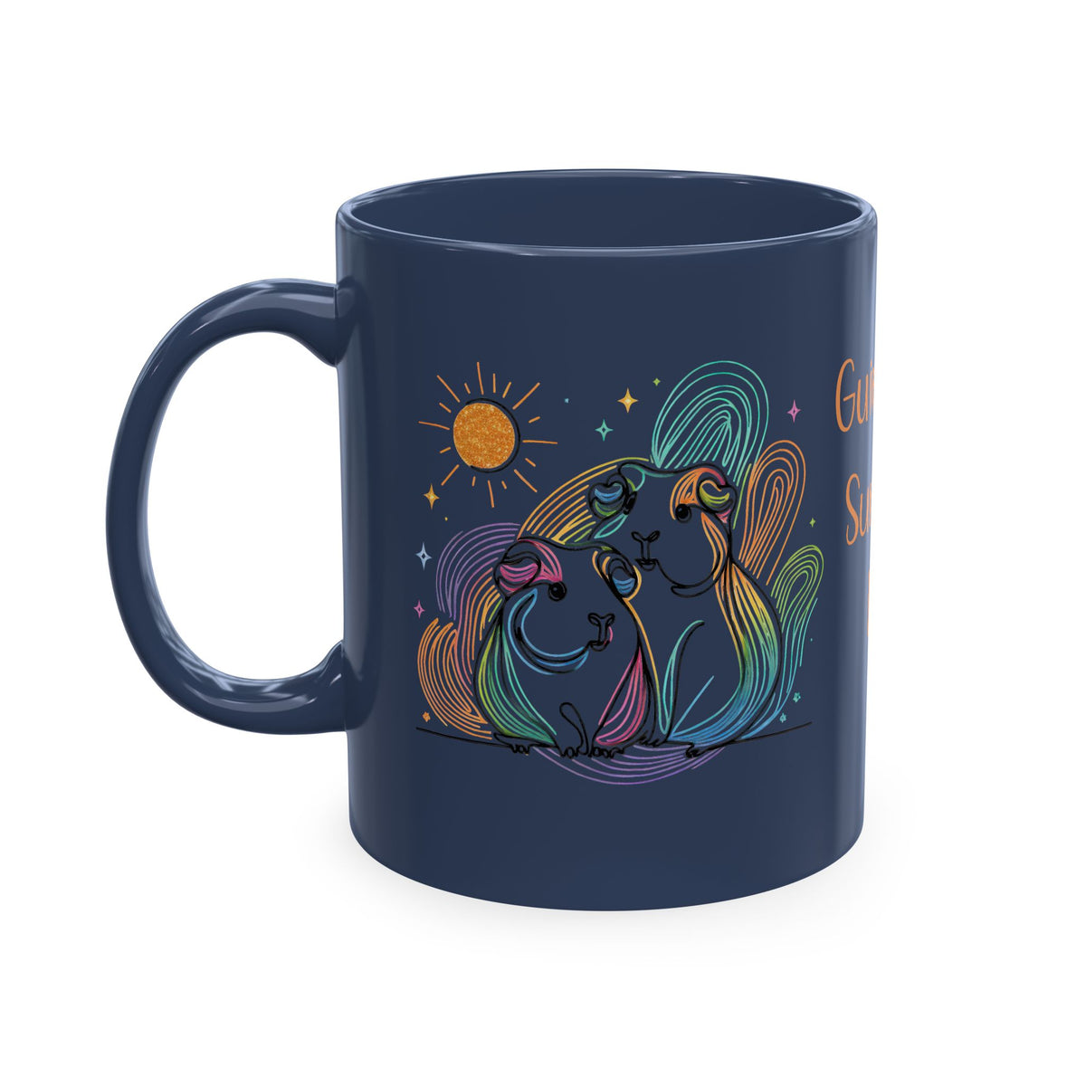 Personalized 'Teresa's Piggy Day' Ceramic Mug - Whimsical Guinea Pig Gift