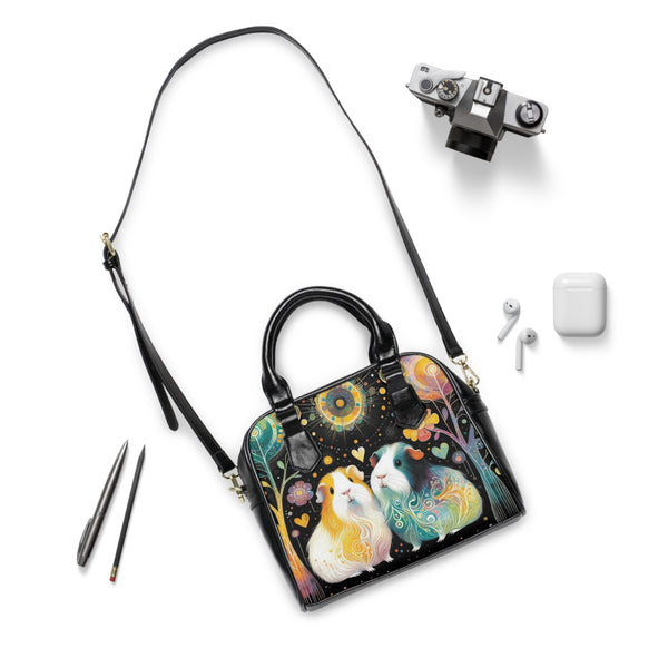 Garden of Cosmic Wonder Guinea Pig Shoulder Handbag