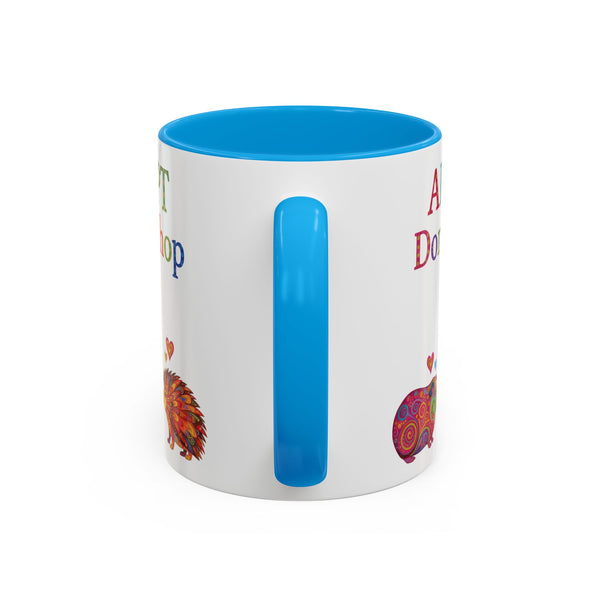 Guinea Pig Mug - Adopt Don't Shop - Boho