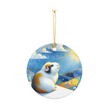 Winter Solstice Guinea Pig Ceramic Ornament – image 14