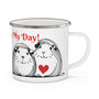 Personalized Guinea Pig Enamel Coffee Cup