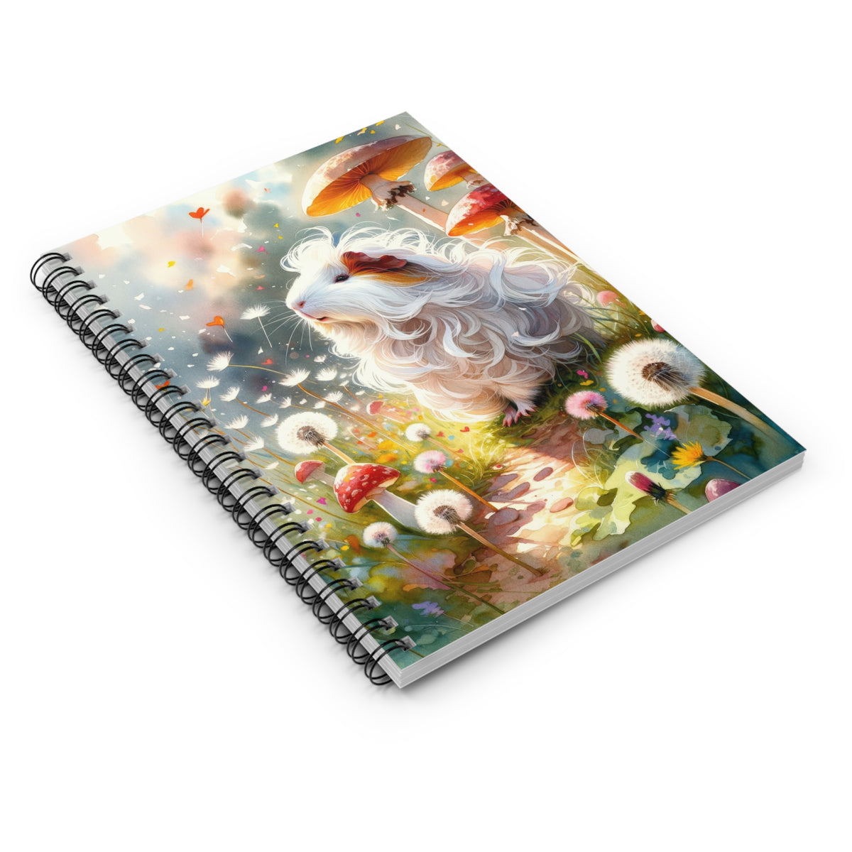 Whispers in the Meadow Guinea Pig Spiral Notebook