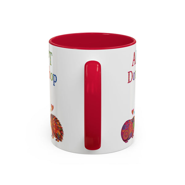 Guinea Pig Mug - Adopt Don't Shop - Boho