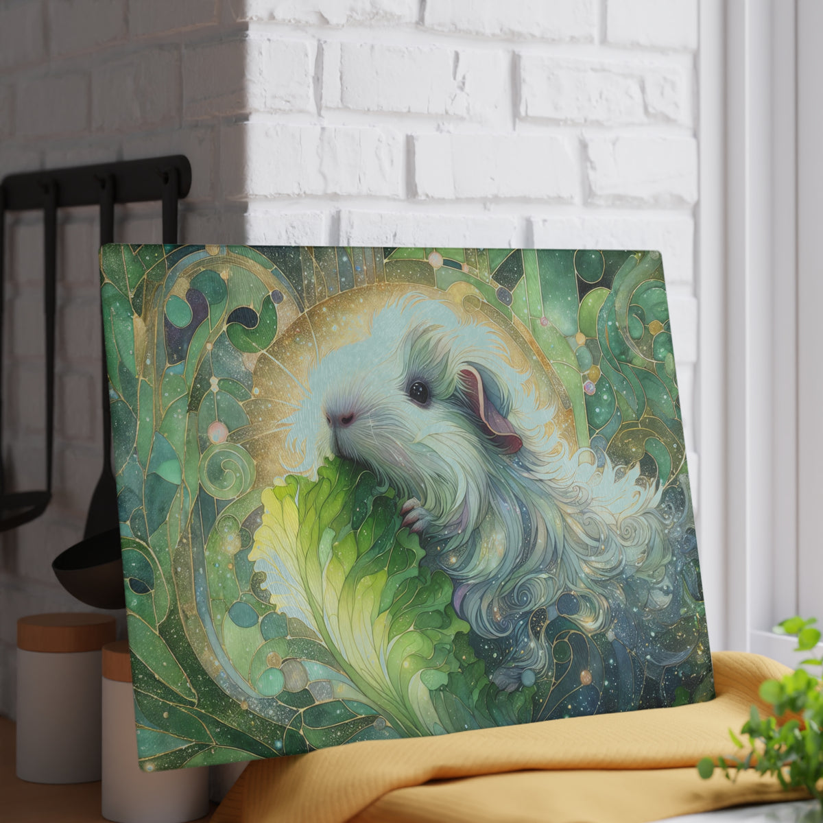 Golden Chef Glass Cutting Board