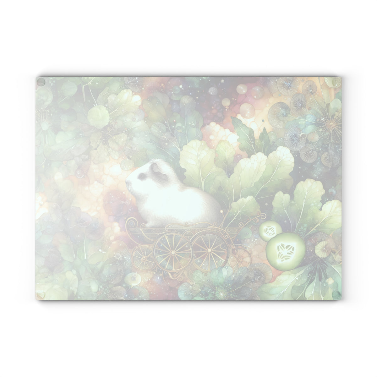 Royal Piggy Greens Glass Cutting Board