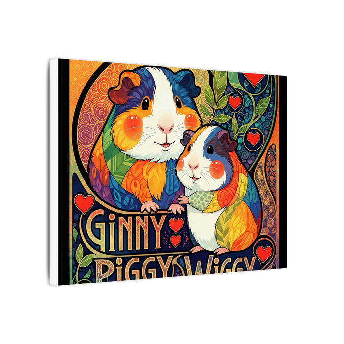 Cheeky Ginny Piggy Wiggy Canvas