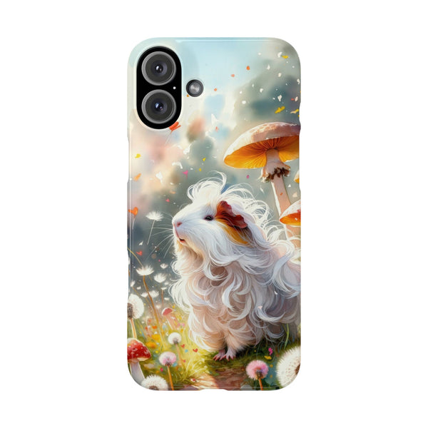 Dandelion Daze Guinea Pig Slim iPhone Case