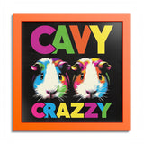 Cavy Crazzy Guinea Pig Framed Art Print