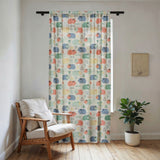 Soft Cavy Confetti Guinea Pig Sheer Window Curtain – image 2
