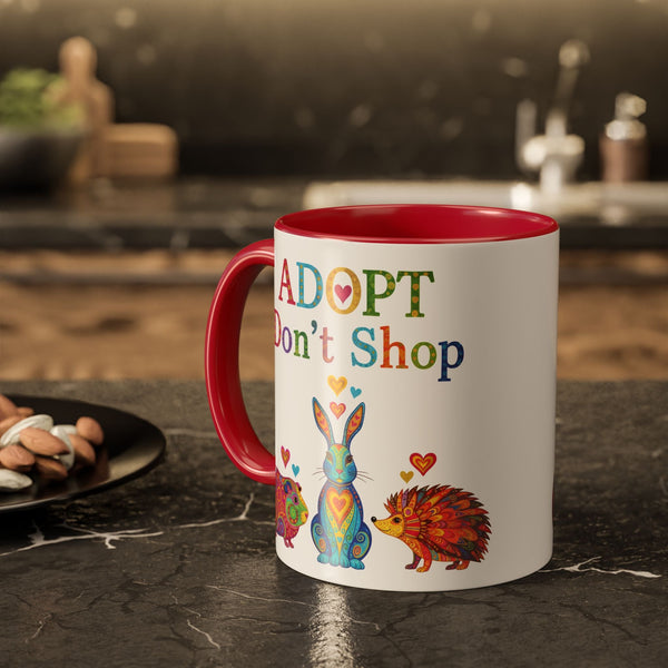 Adopt Don't Shop Boho Guinea Pig Mug