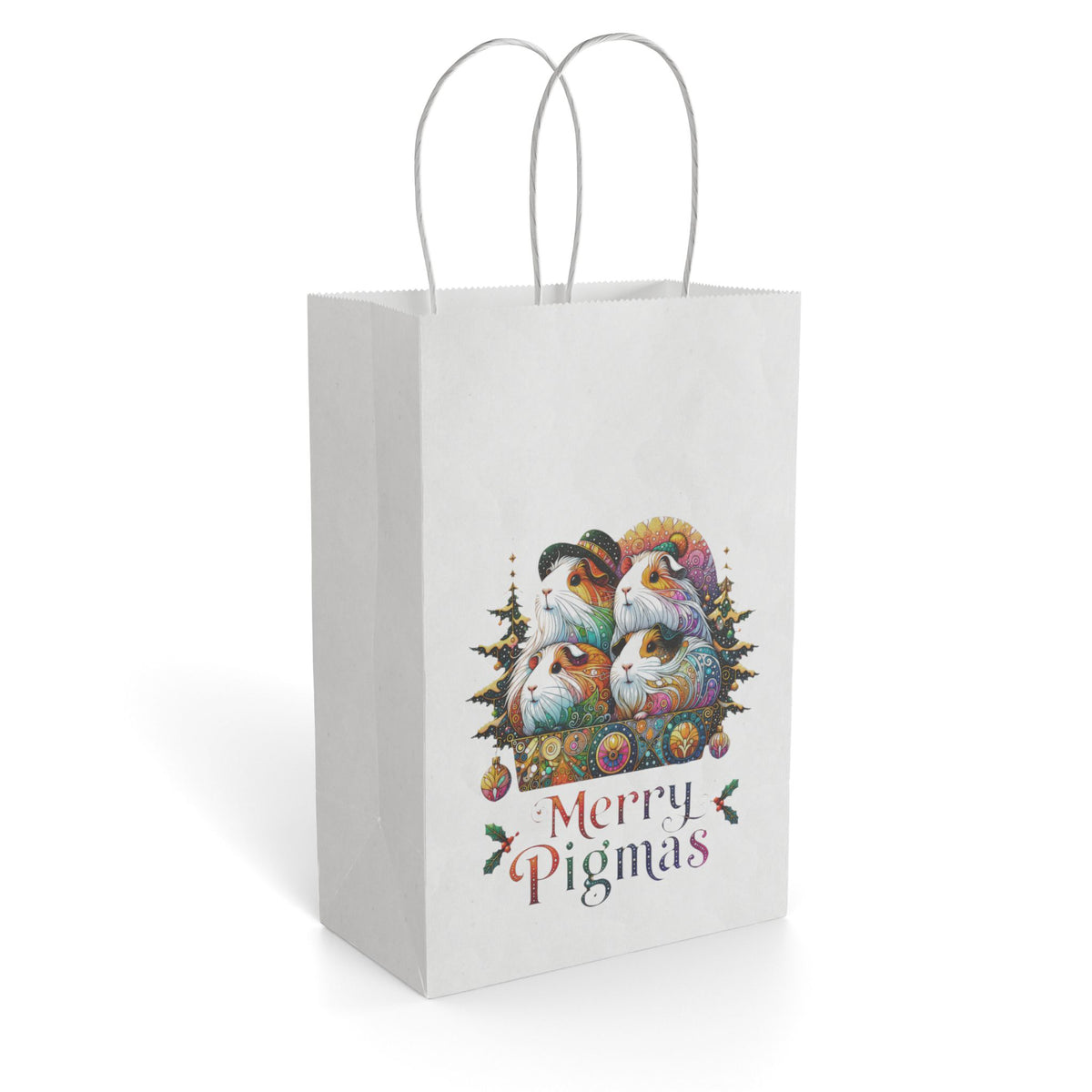 Merry Pigmas Small Paper Guinea Pig Gift Bag