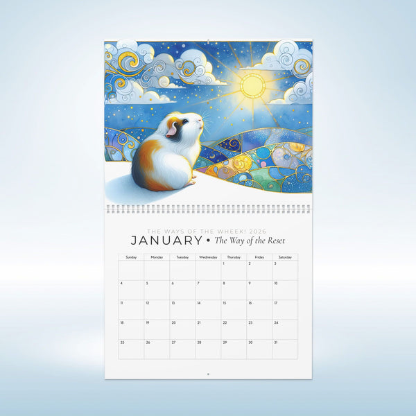 The Ways of the Wheek, Monthly Guinea Pig Wall Calendar