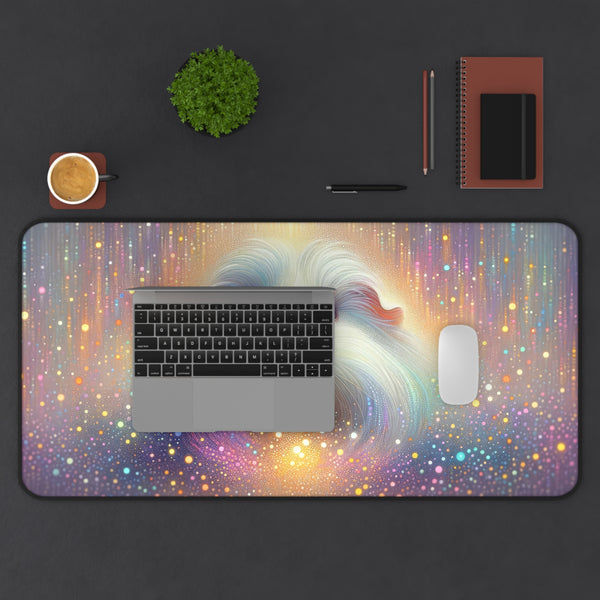 Guinea Pig Glitter Glow Desk Mat