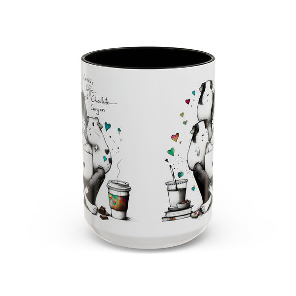 Guinea Pig Mug - Cavies, Coffee & Chocolate Carry On
