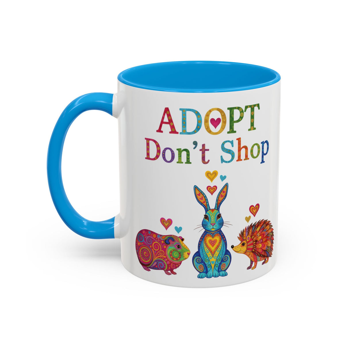 Guinea Pig Mug - Adopt Don't Shop - Boho