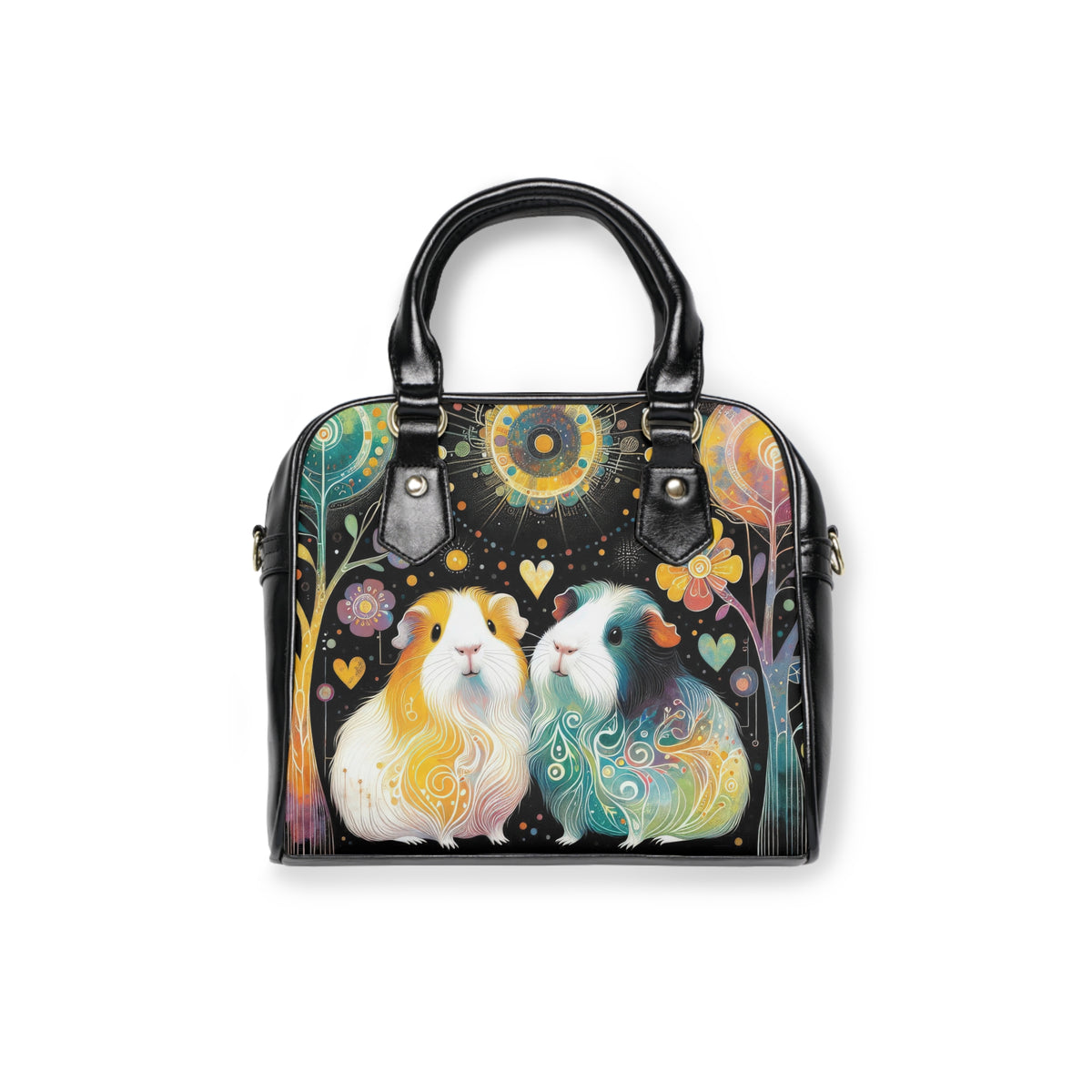 Garden of Cosmic Wonder Guinea Pig Shoulder Handbag