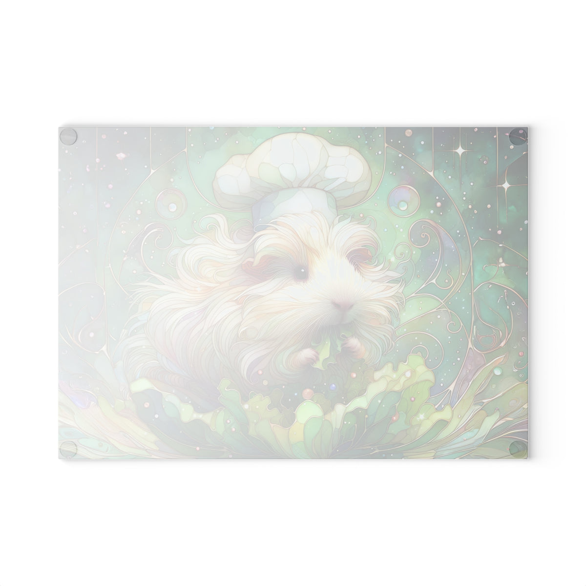 Lettuce Bowl Pigout Glass Guinea Pig Cutting Board