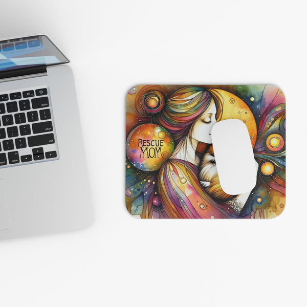 Rescue Mom Glow Guinea Pig Mouse Pad