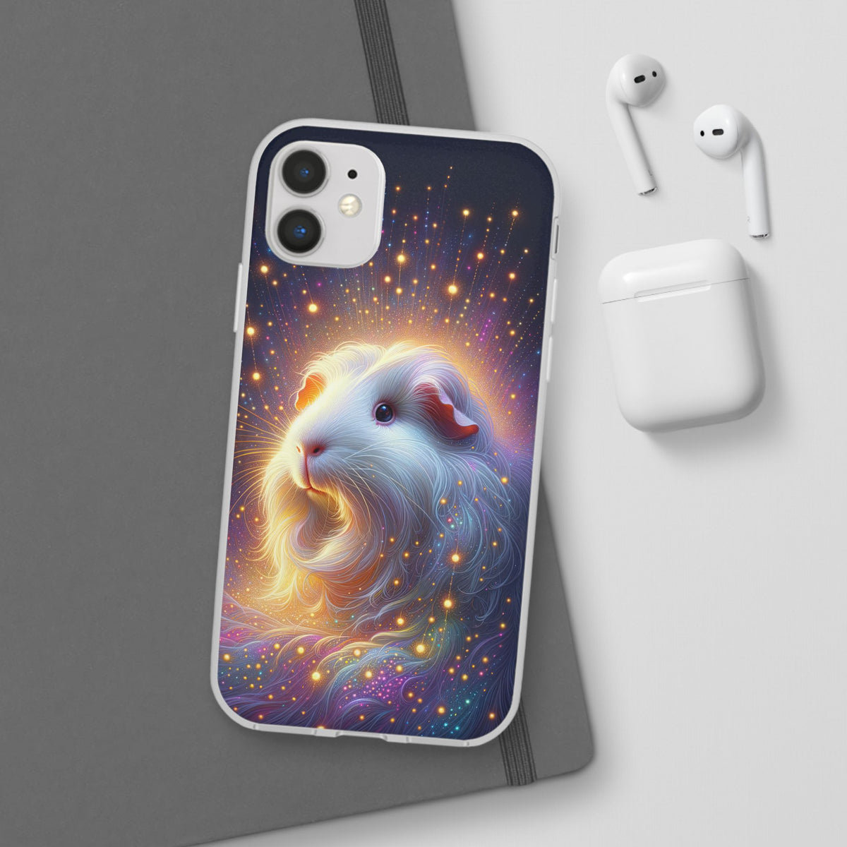 Starlight Wheek Guinea Pig Flexi Phone Case