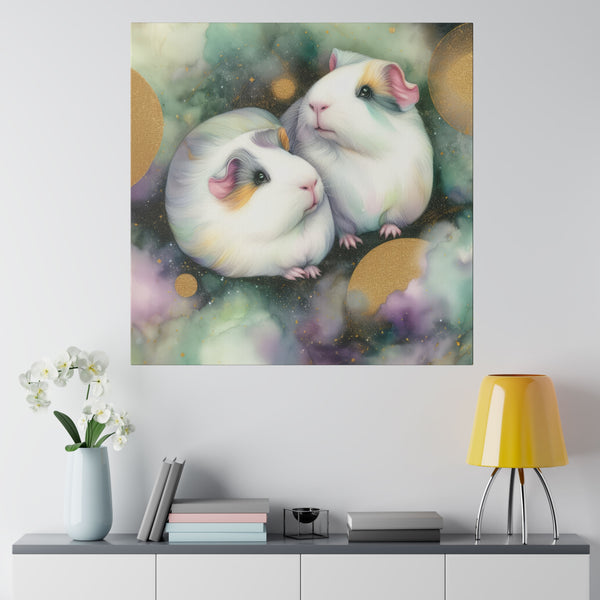 Precious Pig-appeal on Stretched Canvas