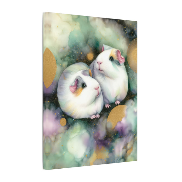 Precious Pig-appeal Guinea Pigs on Canvas