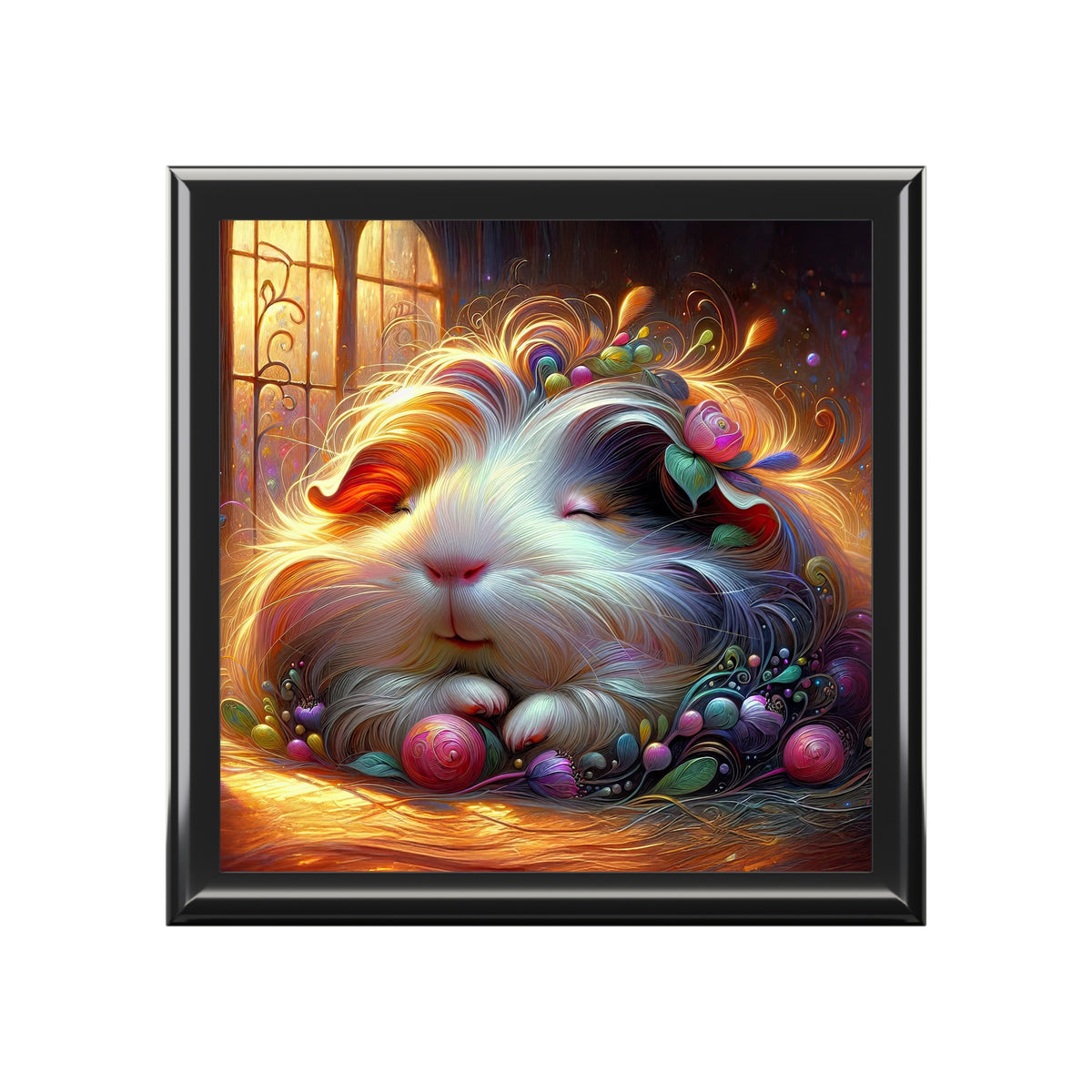 Holiday Nap Piggy Keepsake Jewelry Box