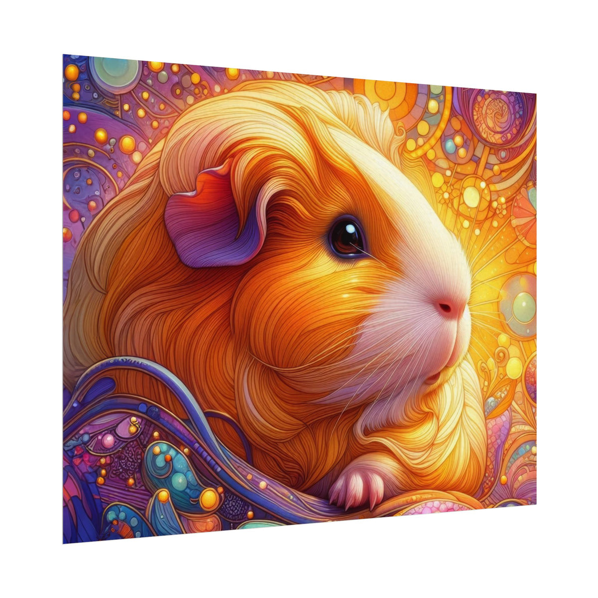 Happy Celebrations Guinea Pig Poster