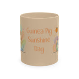 Personalized 'Teresa's Piggy Day' Ceramic Mug - Whimsical Guinea Pig Gift