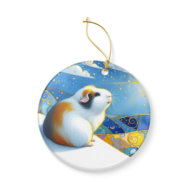 Winter Soltice Guinea Pig Ornament