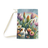Tulips in the Rain Guinea Pig Laundry Bag – image 6