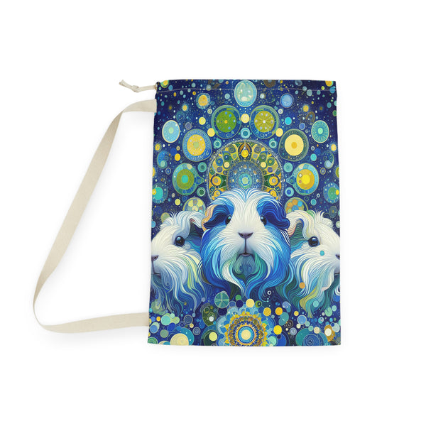 Midnight Mandala Trio Guinea Pig Laundry Bag