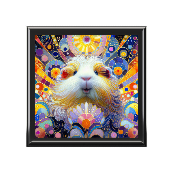 Happy Bright Guinea Pig Jewelry Box