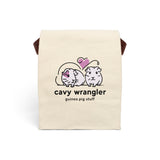 Cavy Wrangler Guinea Pig Stuff Canvas Supply Bag