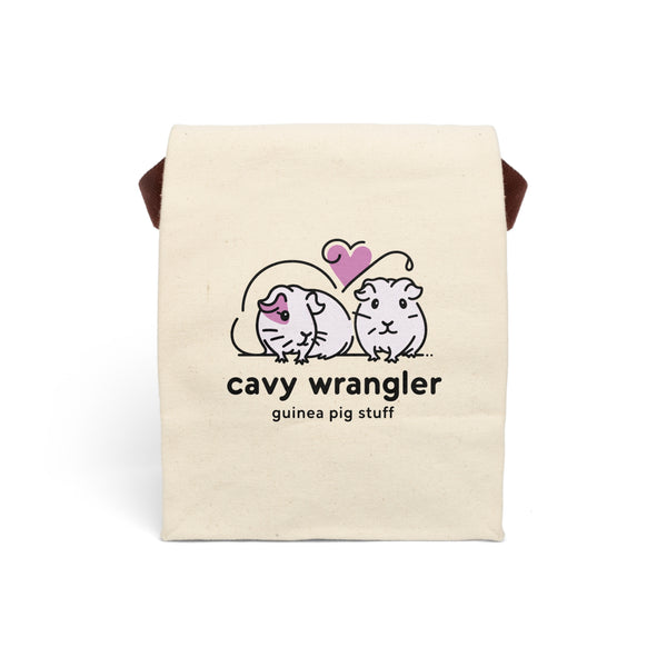 Cavy Wrangler Guinea Pig Stuff Canvas Supply Bag