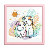 Sunny Piggy Vibes Framed Guinea Pig Wall Art – image 7