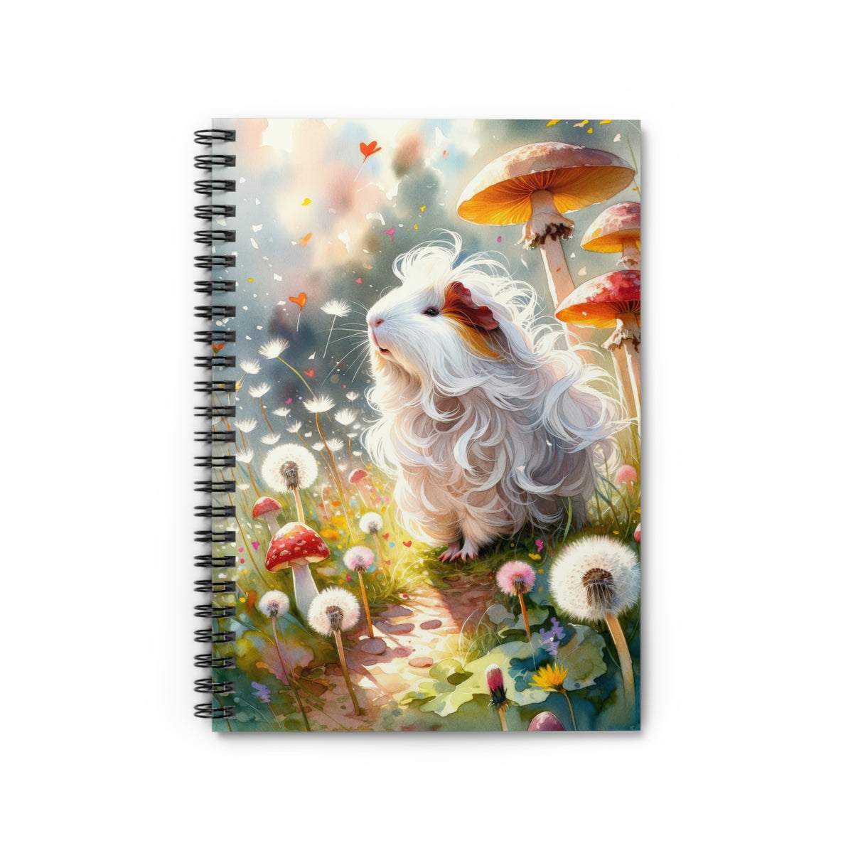 Whispers in the Meadow Guinea Pig Spiral Notebook
