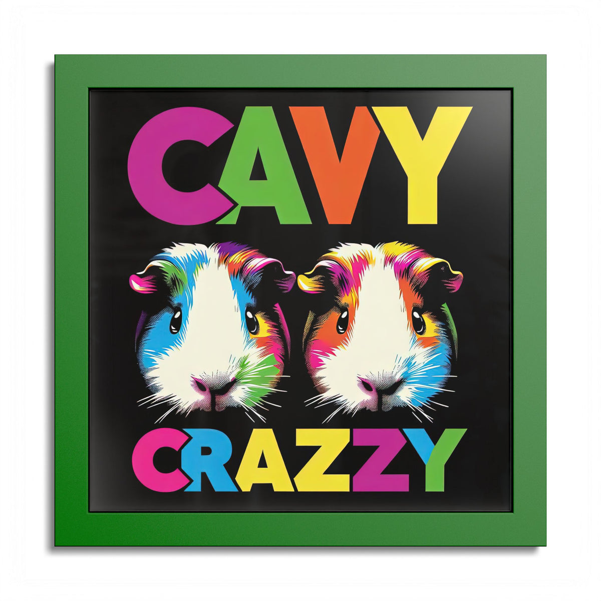 Cavy Crazzy Guinea Pig Framed Art Print